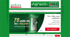 Desktop Screenshot of nkl-peters.de