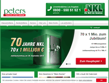 Tablet Screenshot of nkl-peters.de